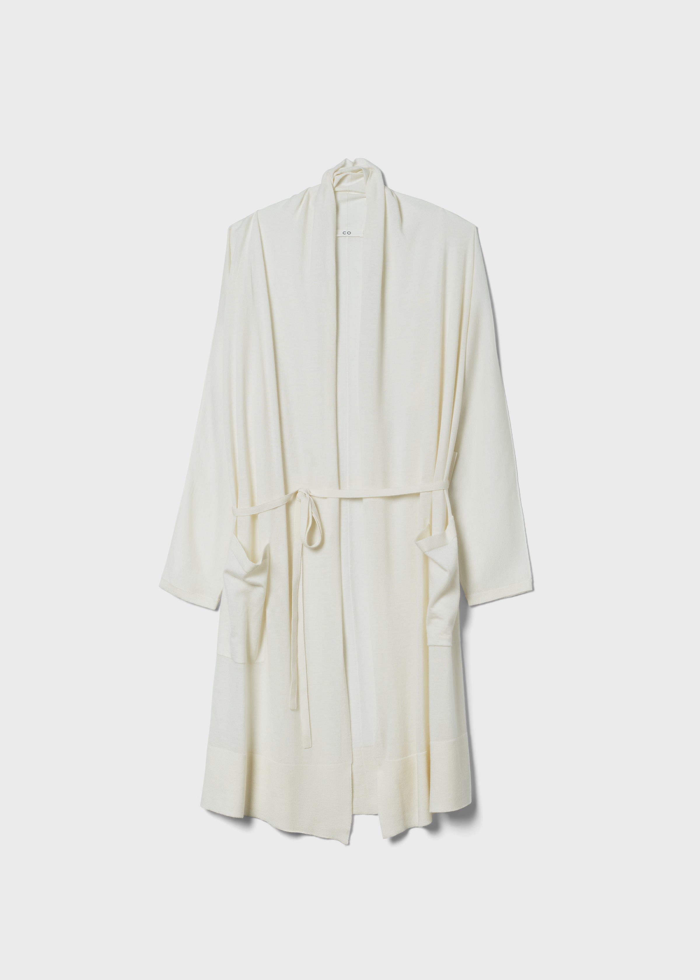 Fine Cashmere Robe - Ivory