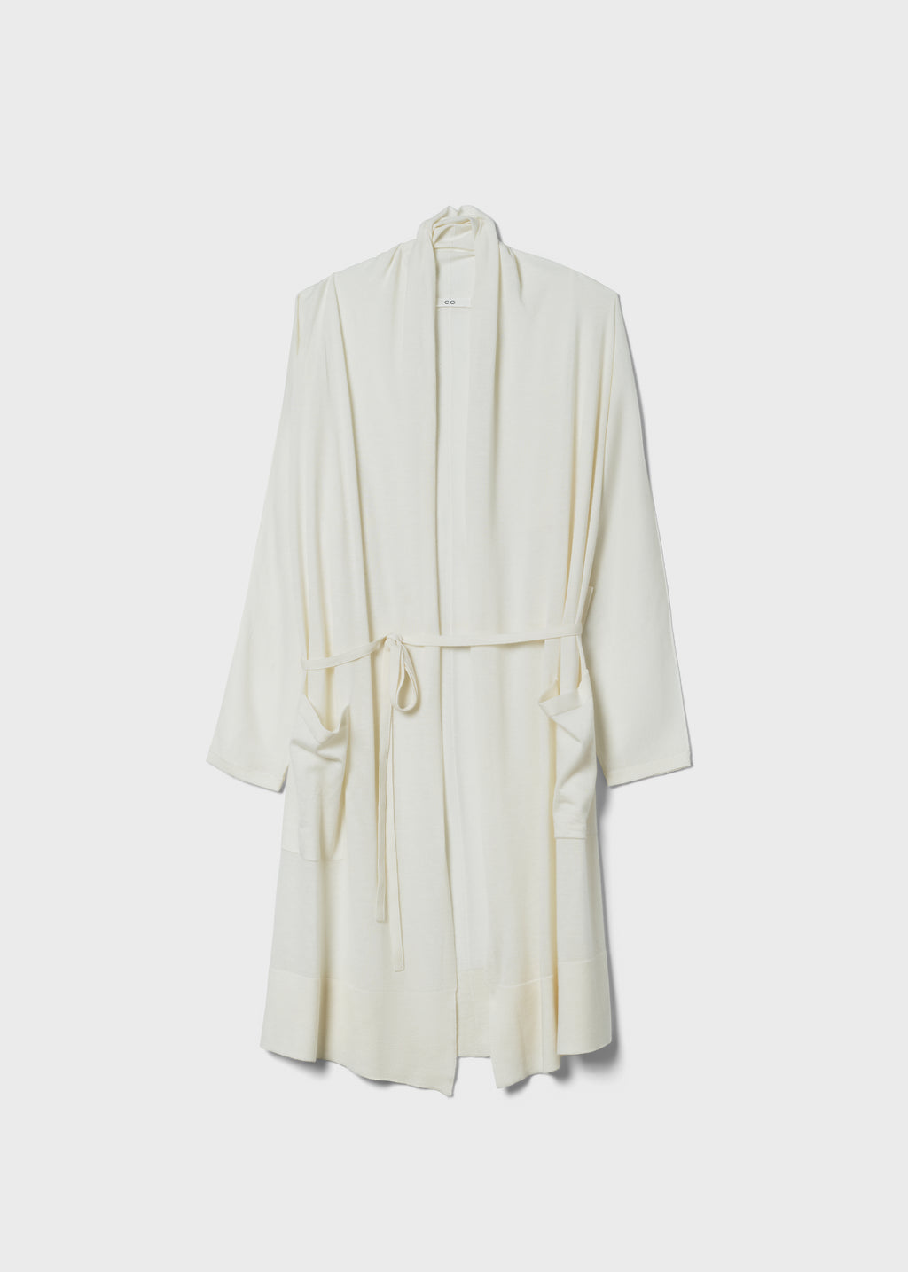 Fine Cashmere Robe - Ivory - CO