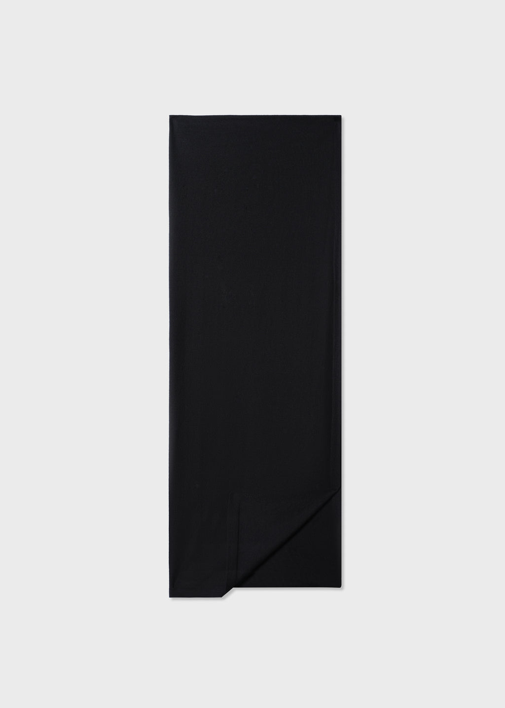 Oversized Fine Cashmere Scarf - Black - CO