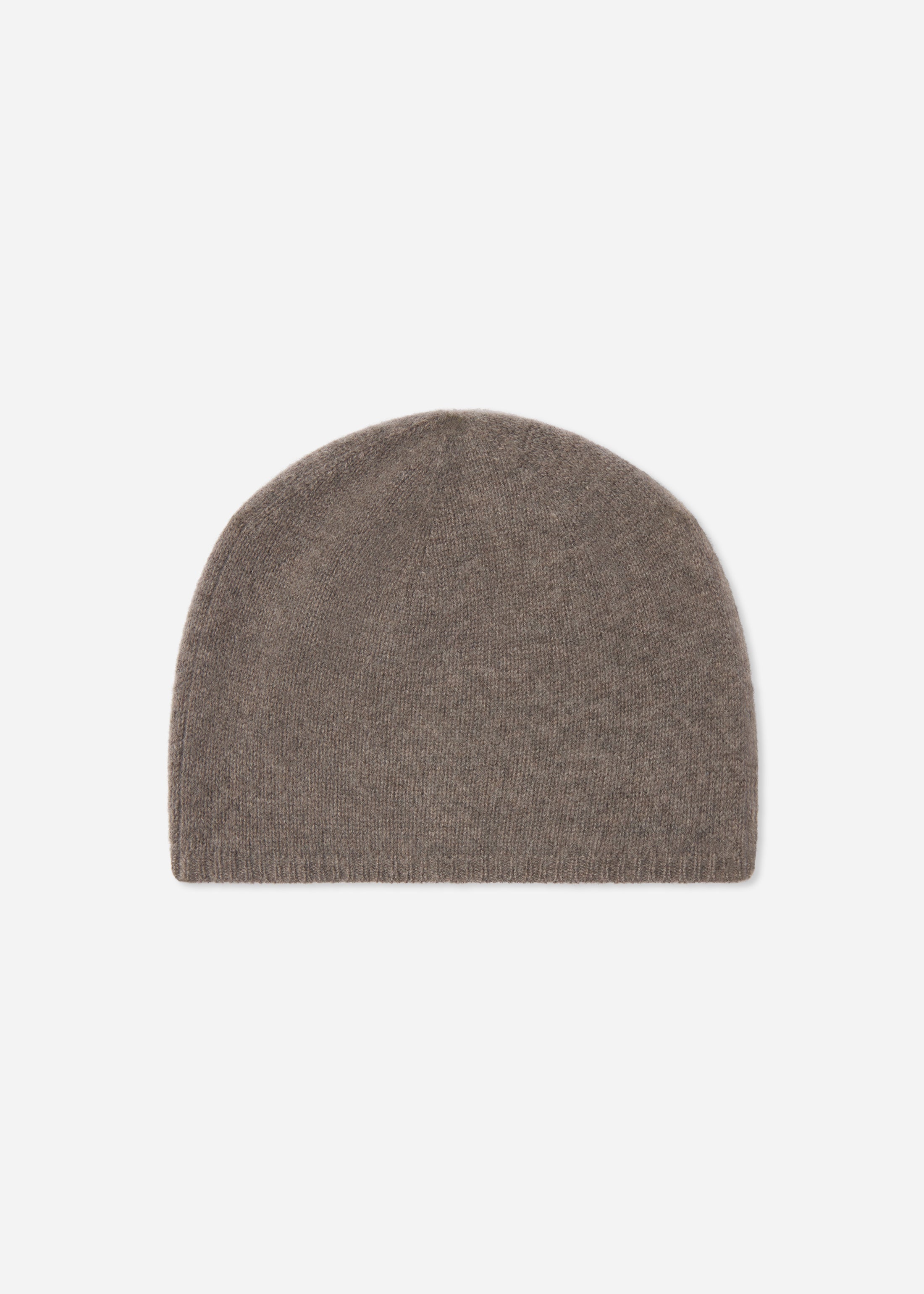 Beanie in Cashmere - Grey Melange