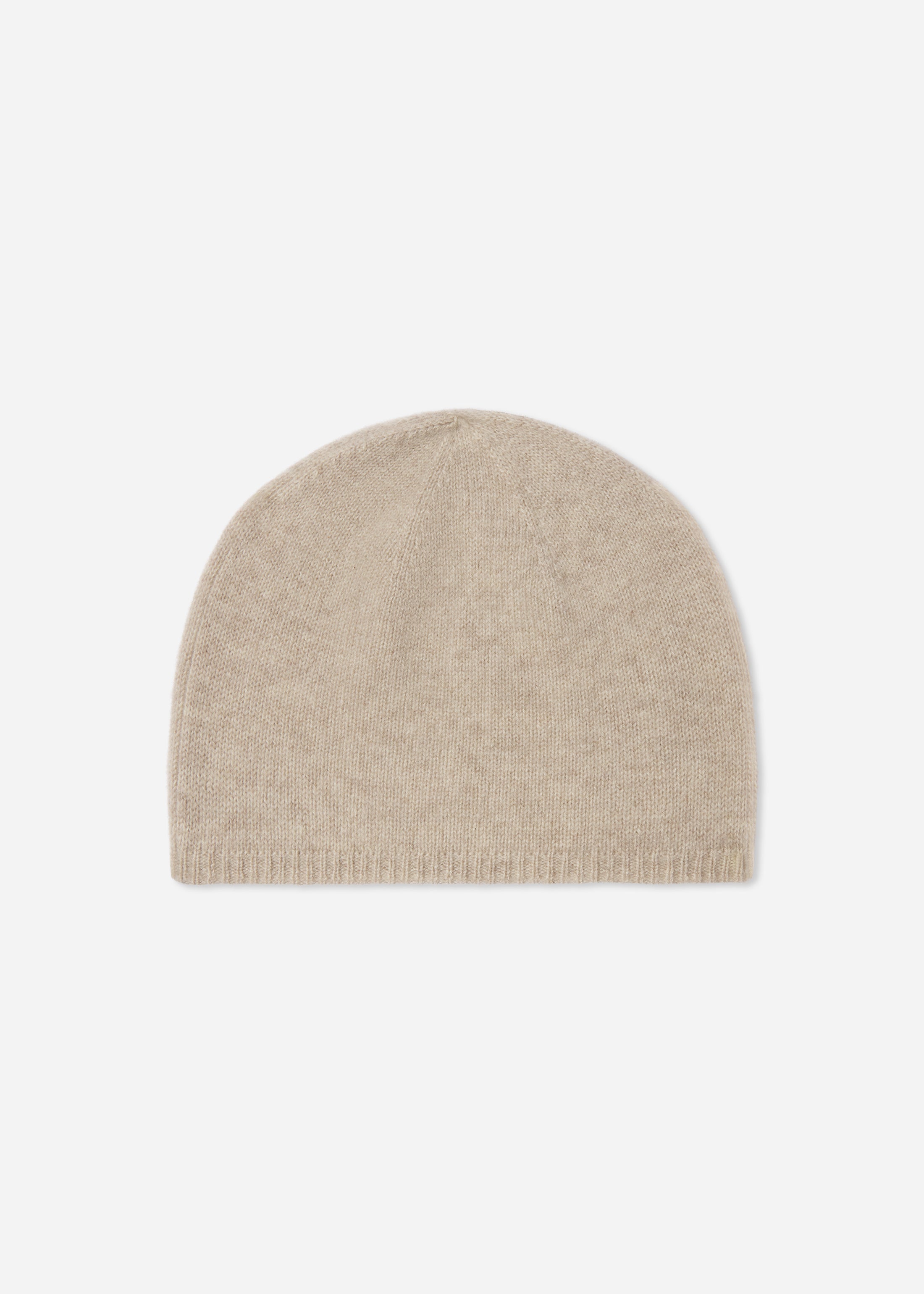 Beanie in Cashmere - Ivory Melange