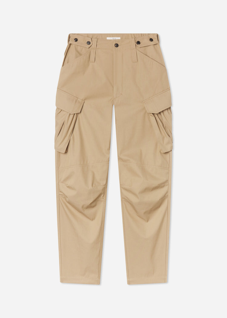 Military Cargo Pant in Cotton Twill- Camel, image 5 of 5