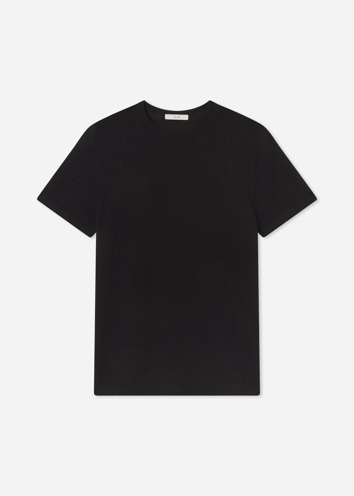 T-Shirt in Silk Linen - Black, image 4 of 4