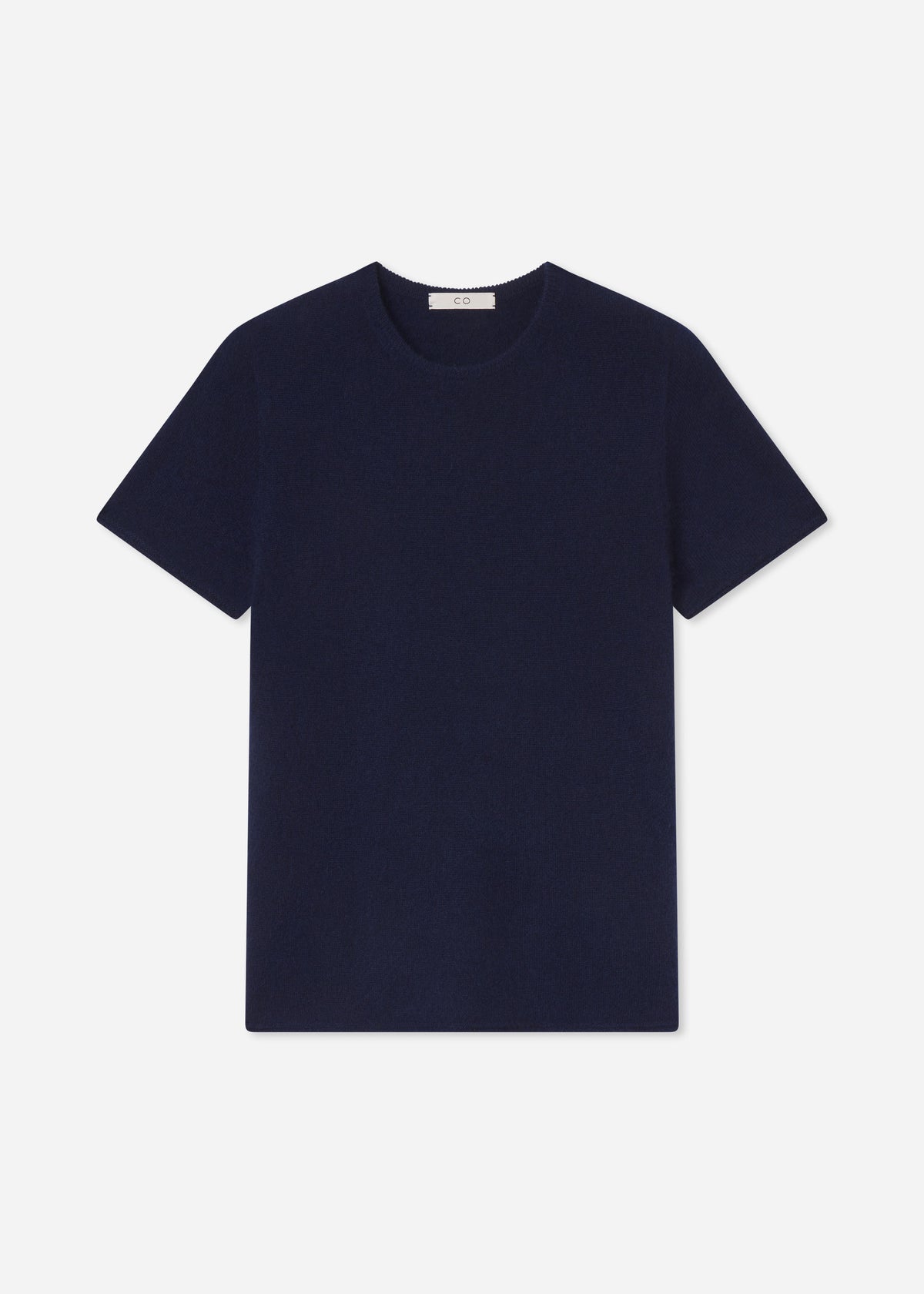 Short Sleeve T-Shirt in Cashmere Silk - Eclipse, image 5 of 5