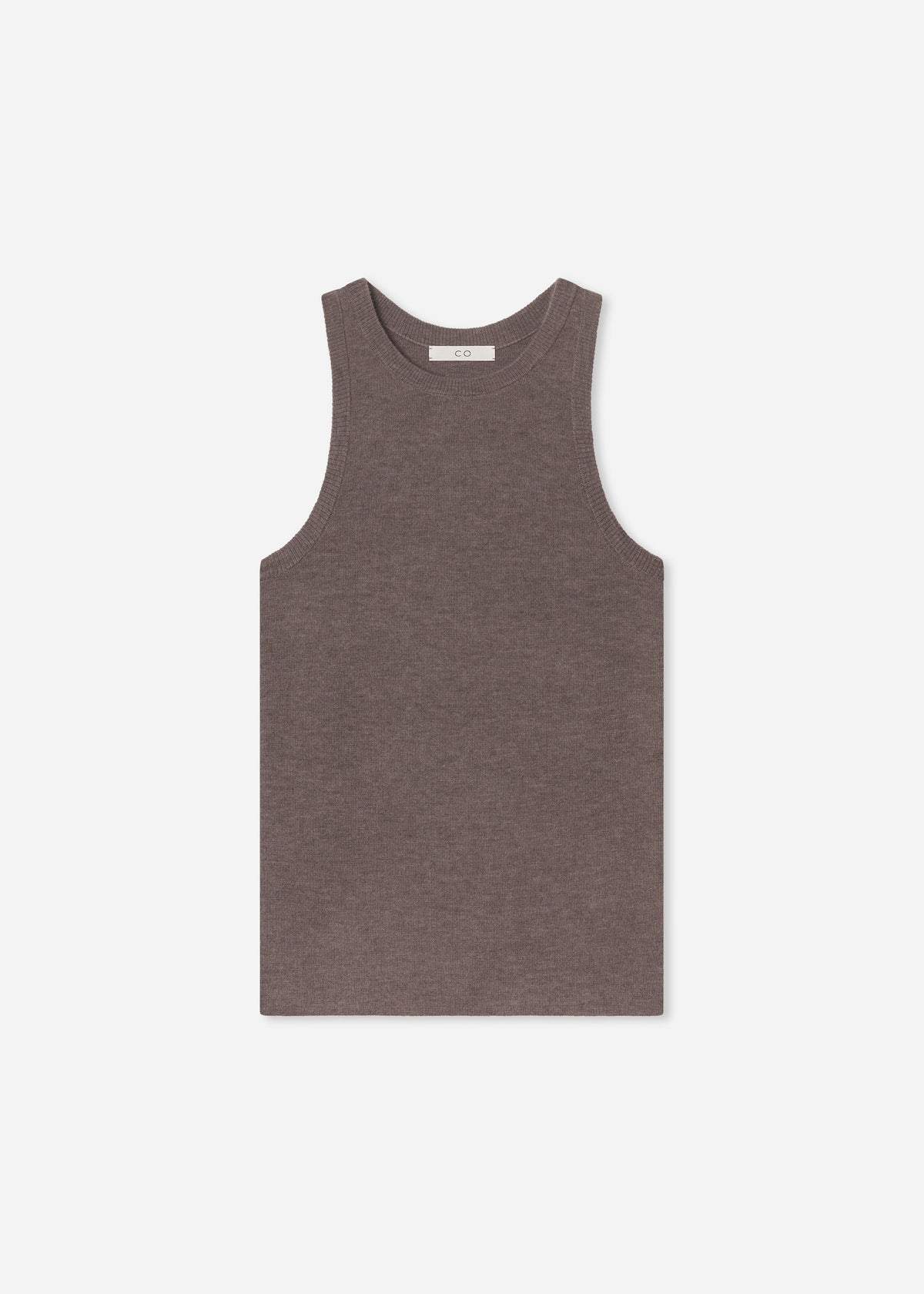 Tank Top in Fine Cashmere - Hazelnut, image 4 of 4