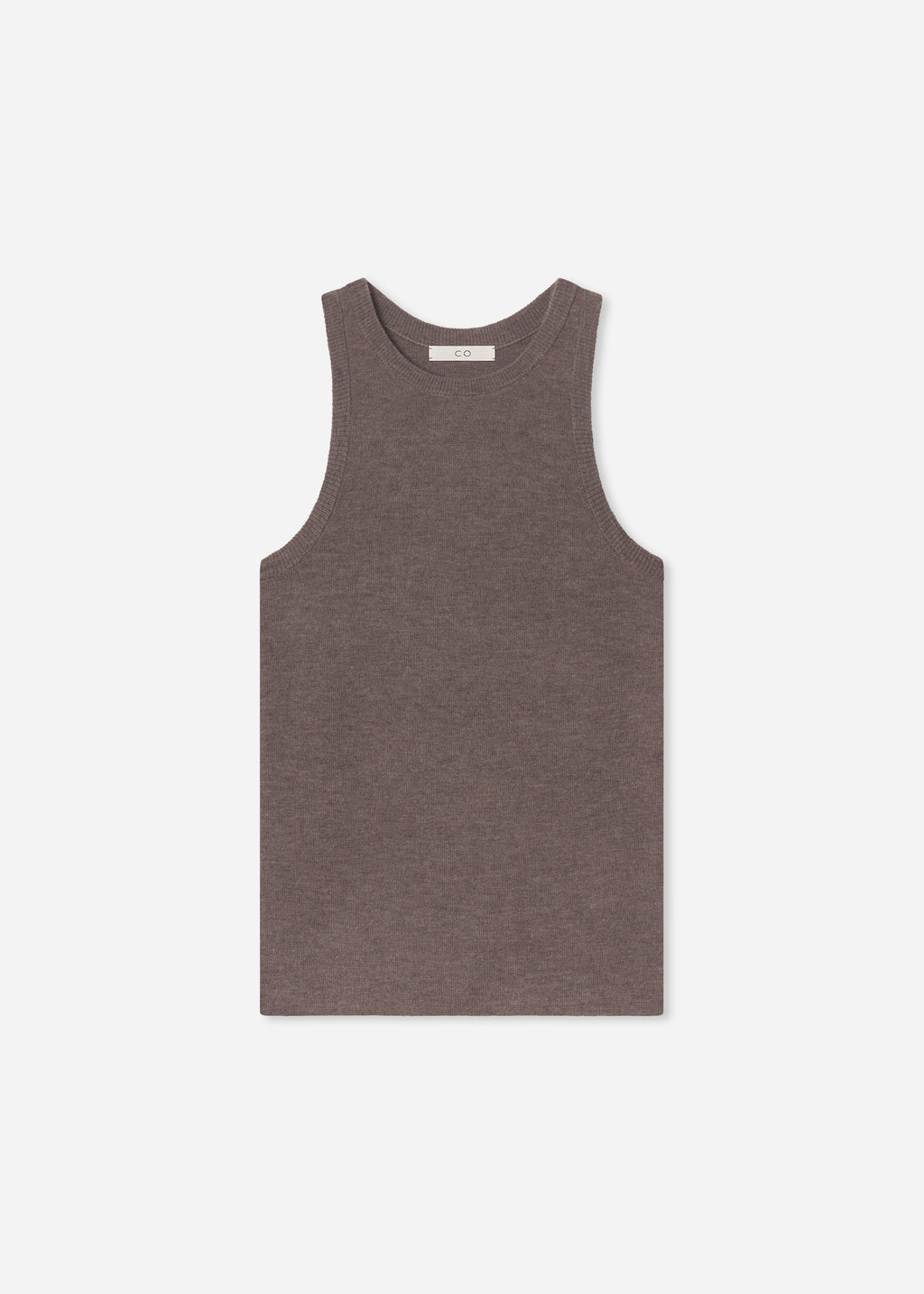 Tank Top in Fine Cashmere - Hazelnut - CO