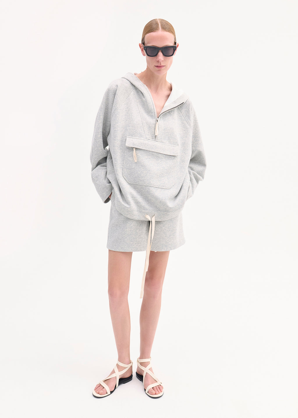 Combat Short in Scuba Jersey - Grey - CO
