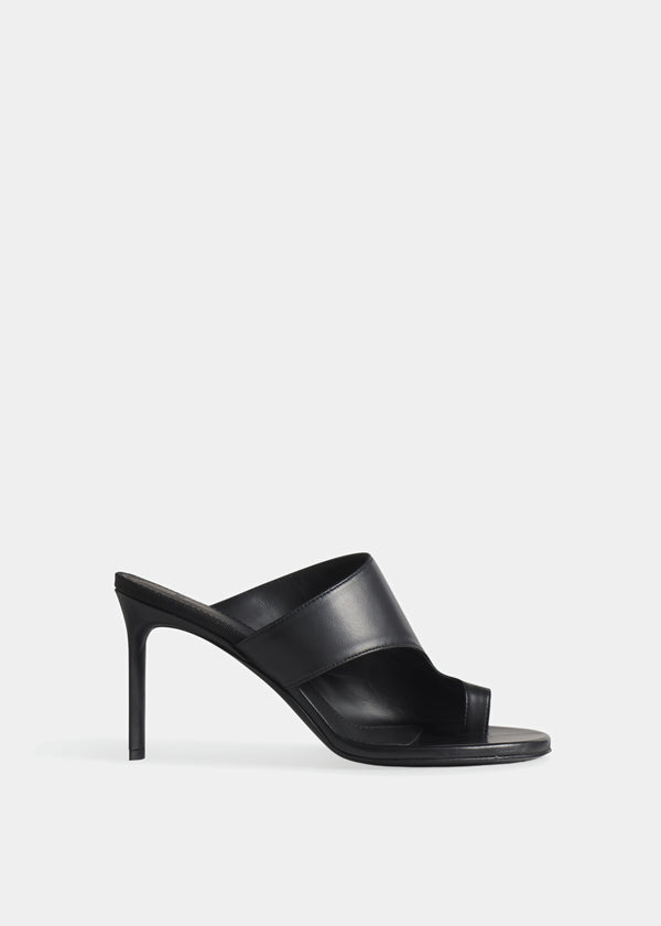 Split Toe Sandal Heel - Black - CO