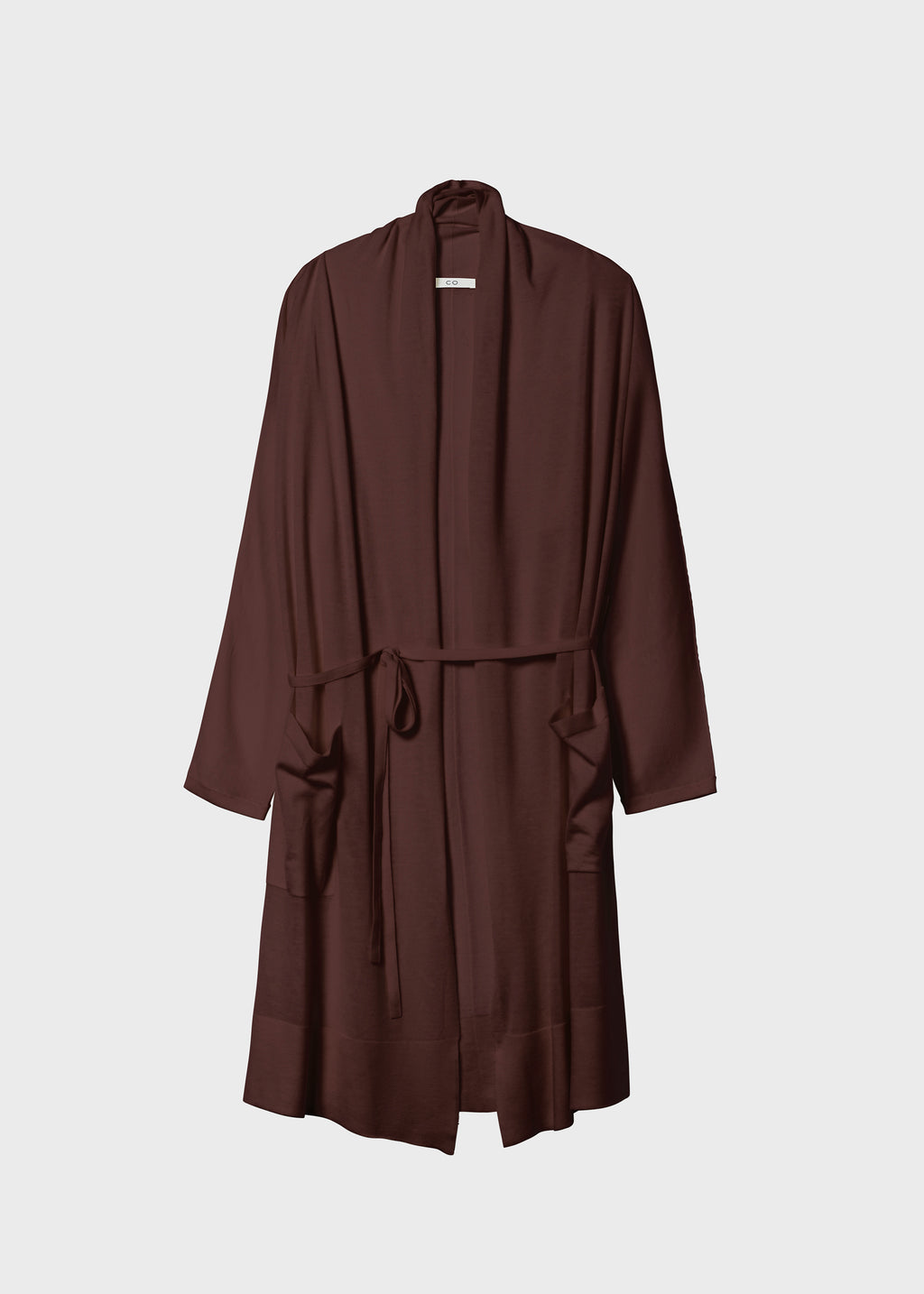 Fine Cashmere Robe - Chocolate - CO