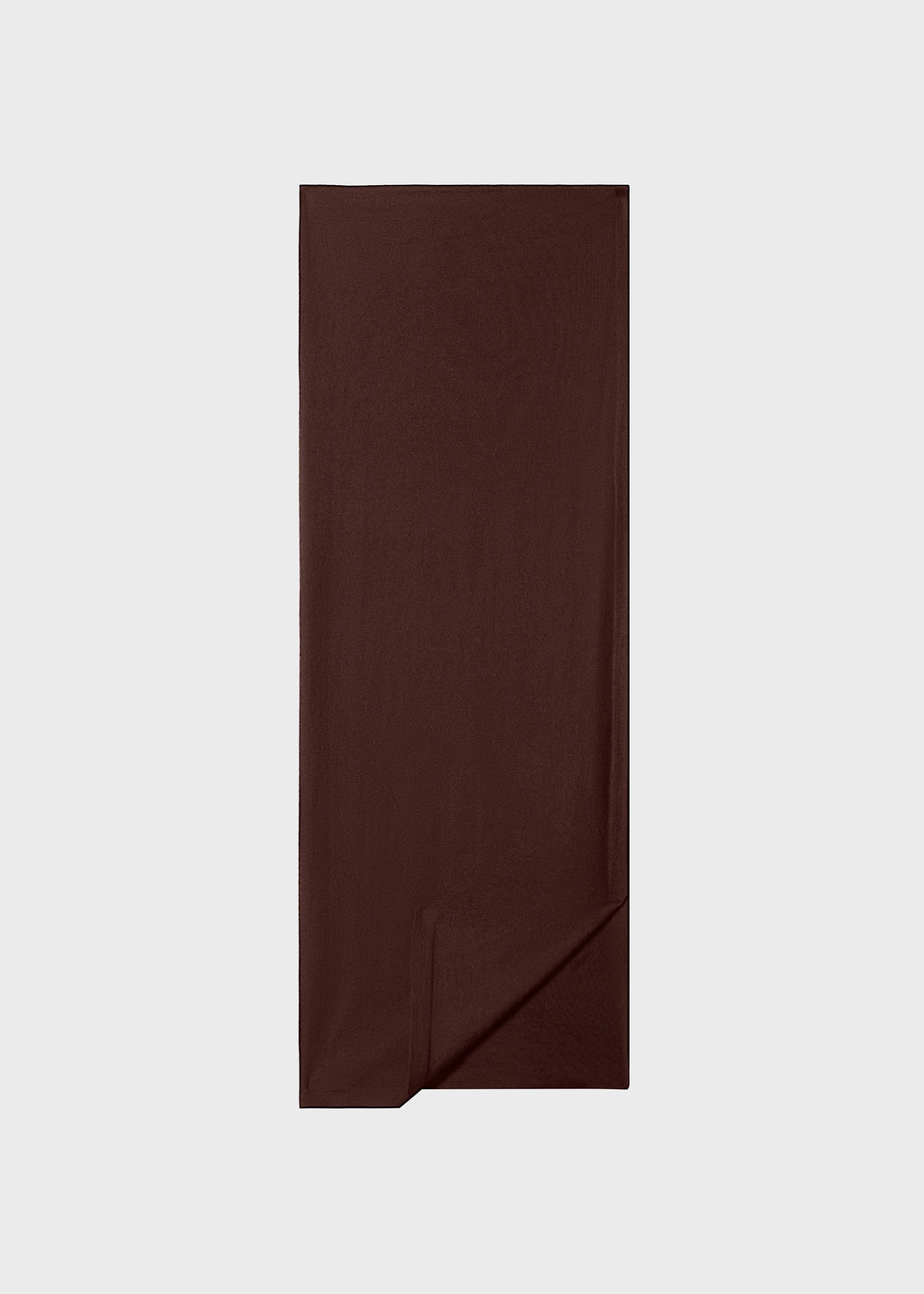 Oversized Fine Cashmere Scarf - Chocolate - CO