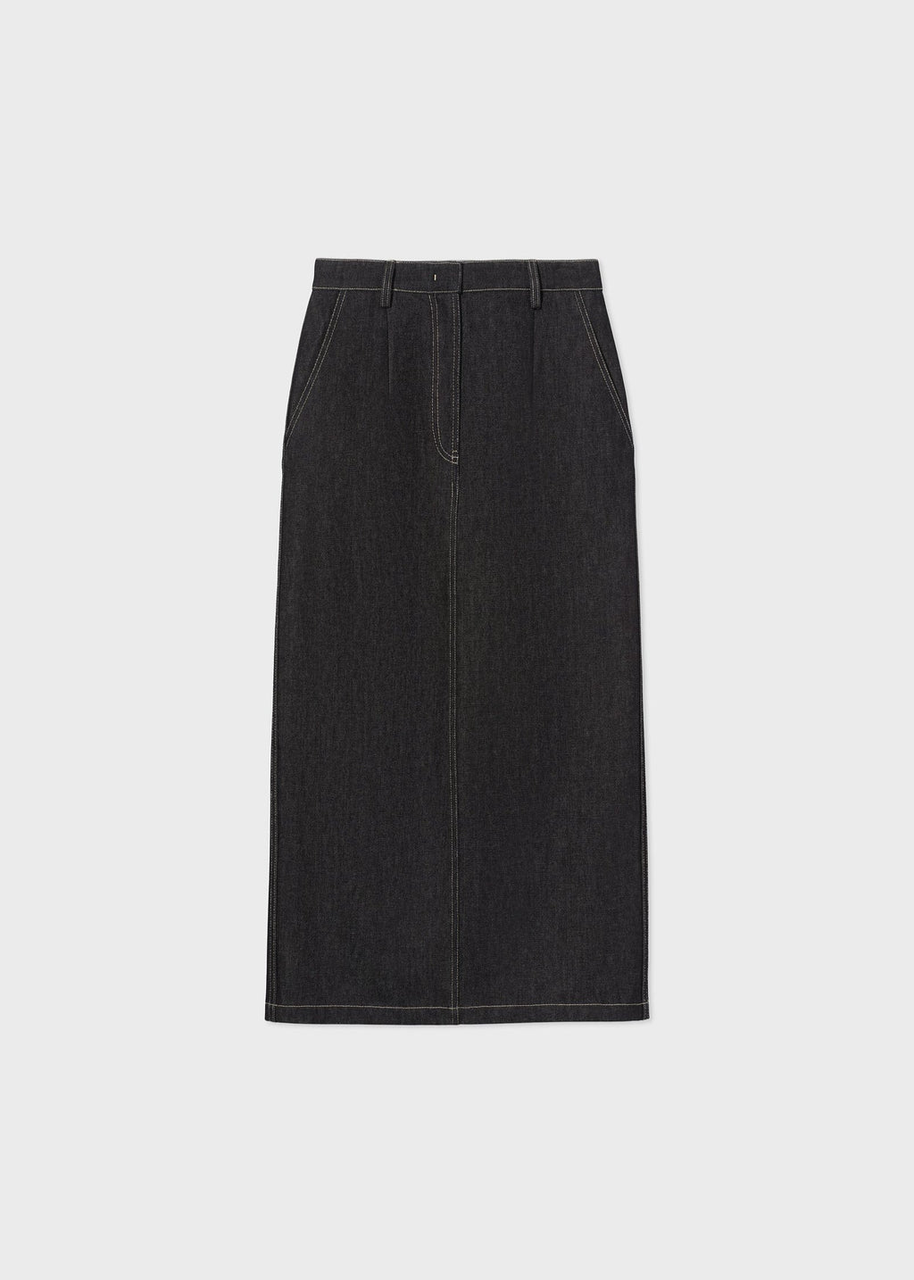 Pencil Skirt in Dark Denim - Indigo - CO