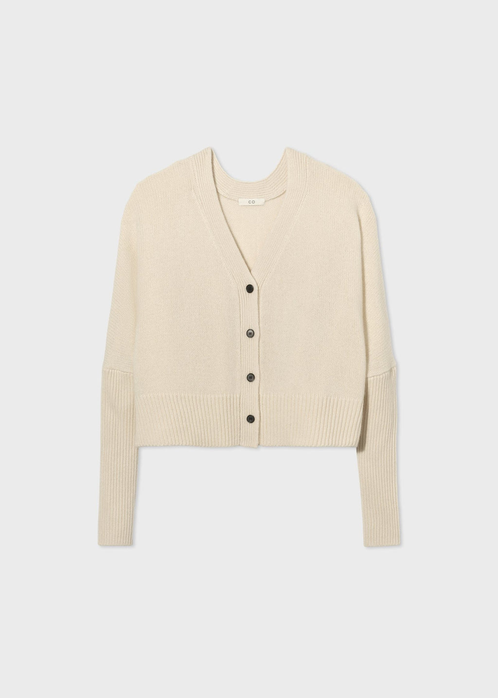 Batwing Cardigan in Cashmere - Ivory - CO