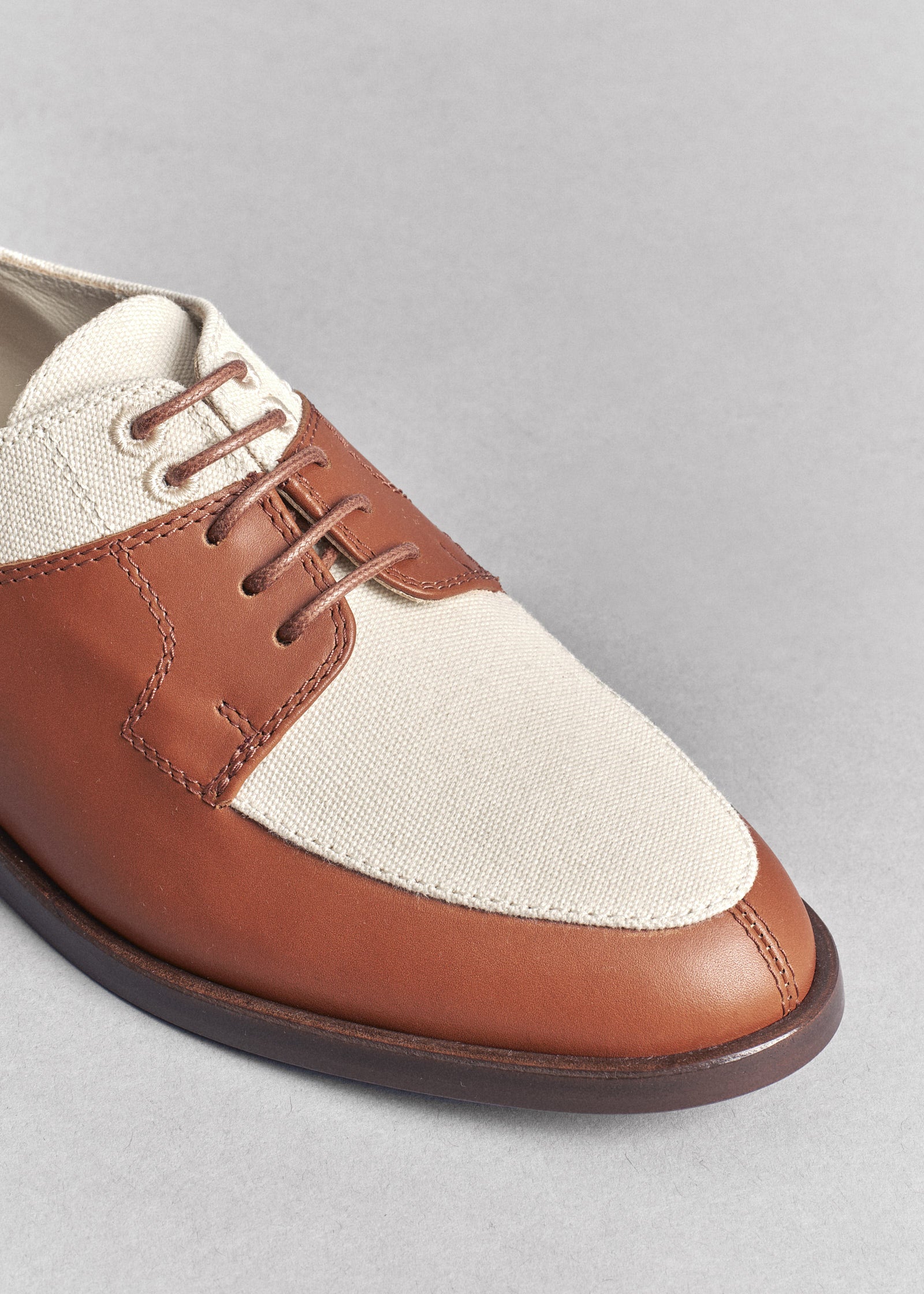 Lace Up Loafer - Cognac