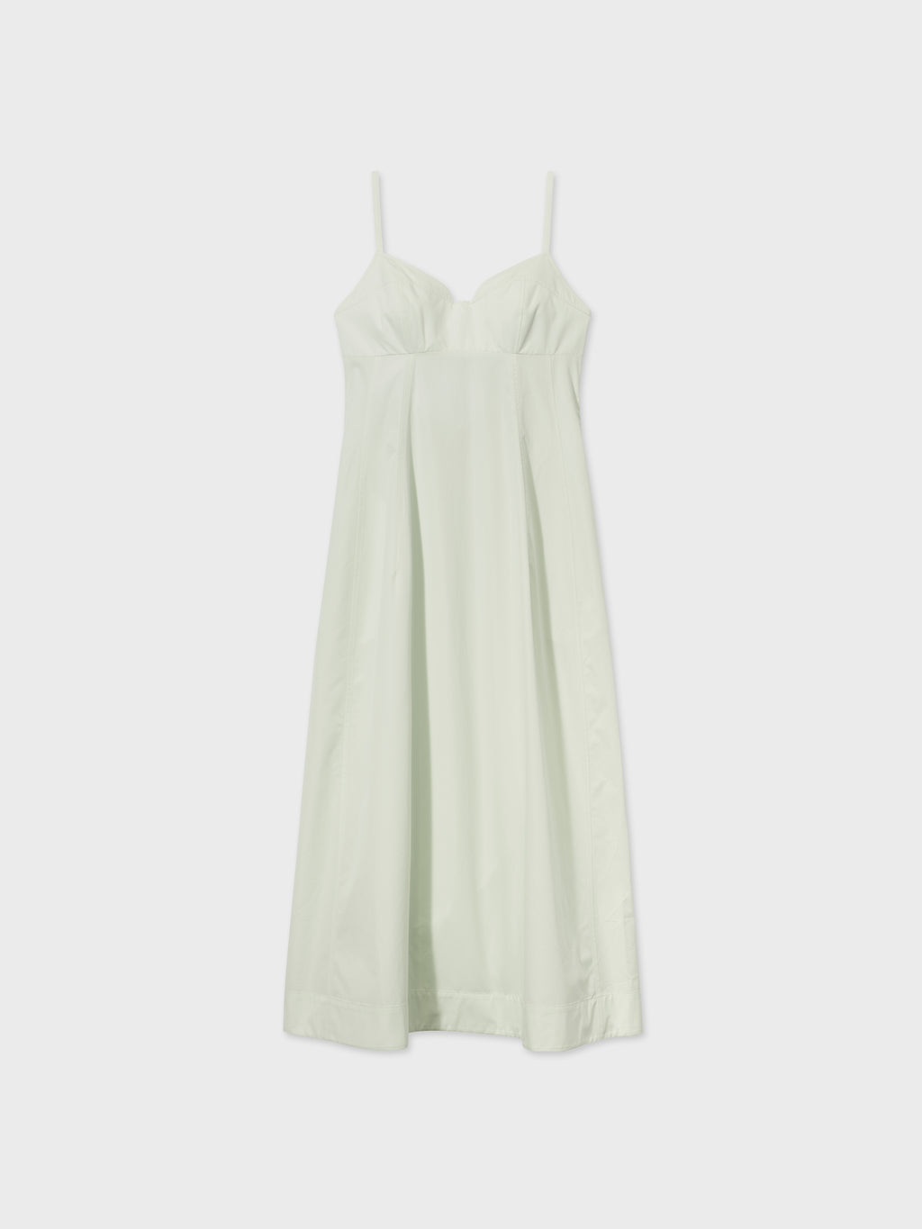 Slip Dress in Cotton Poplin- Frost - CO