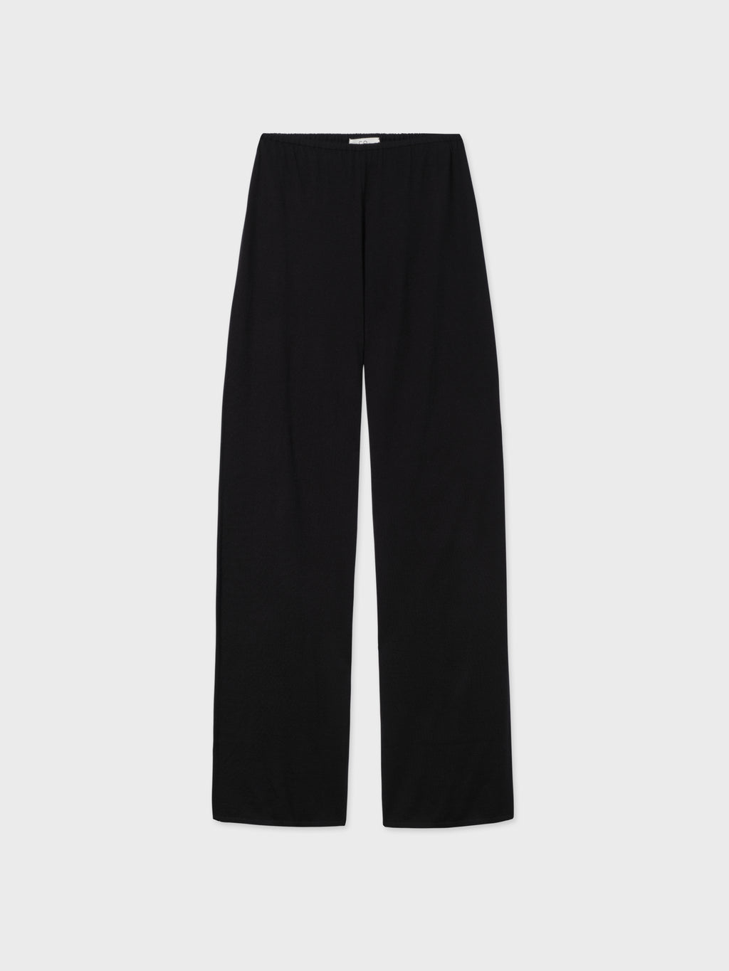 Pull Up Pant in Fine Cashmere - Black - CO