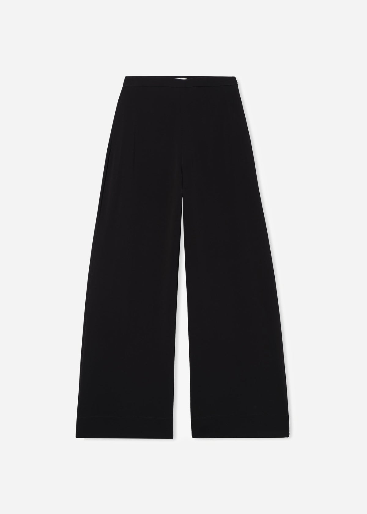 Wide Leg Pant in Crepe - Black, image 4 of 4