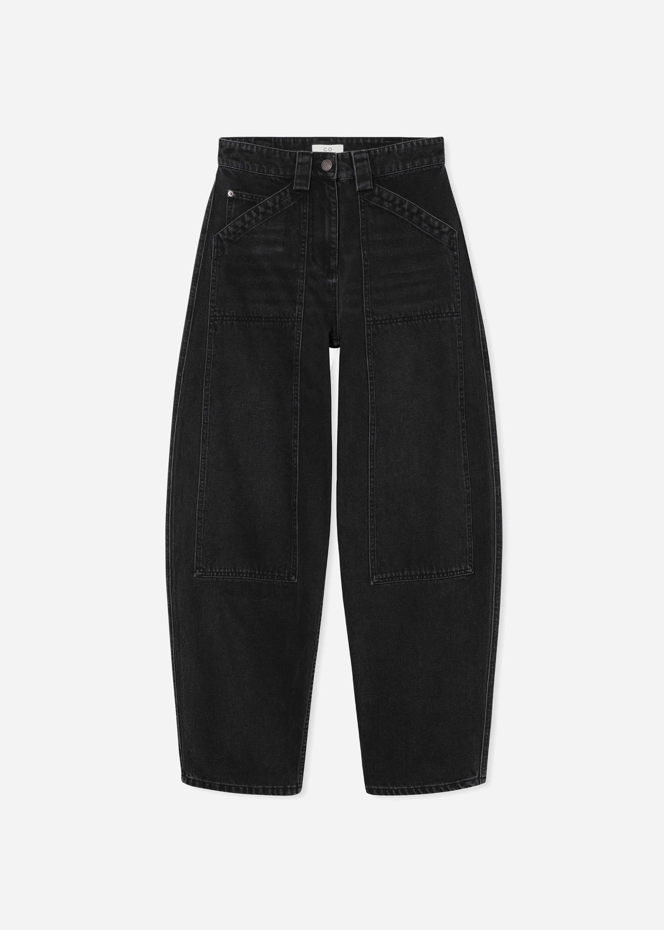 Denim Patch Pocket Jean - Black