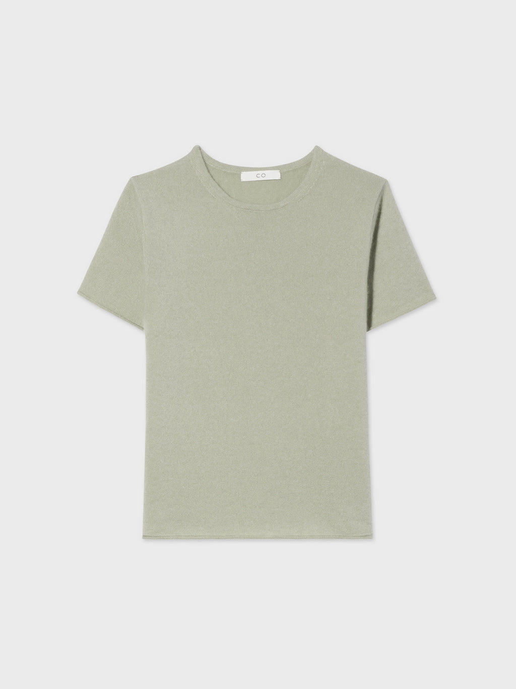 Boxy Tee in Cashmere Silk - Light Green - CO