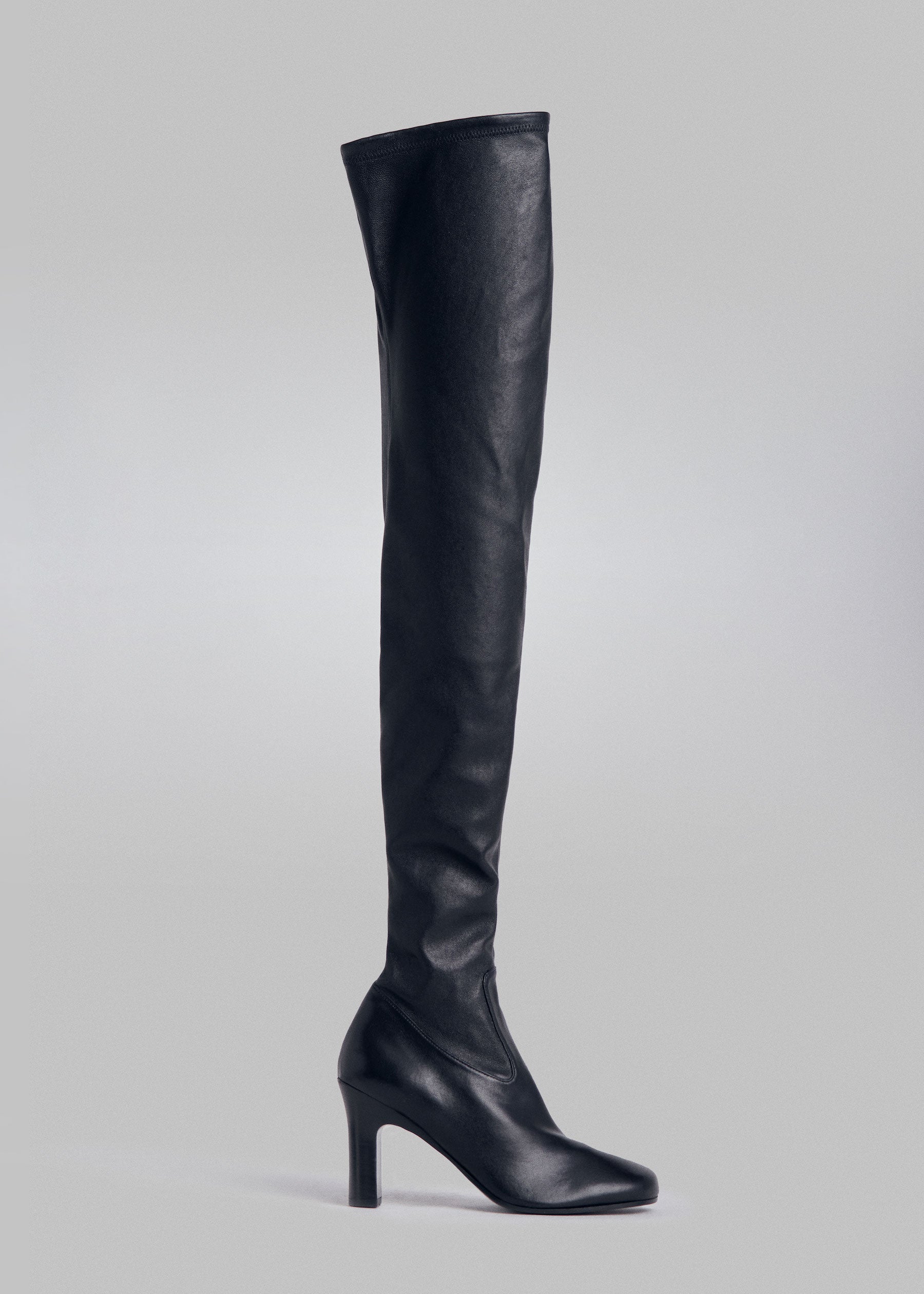 Thigh High Boots in Stretch Leather - CO Collections