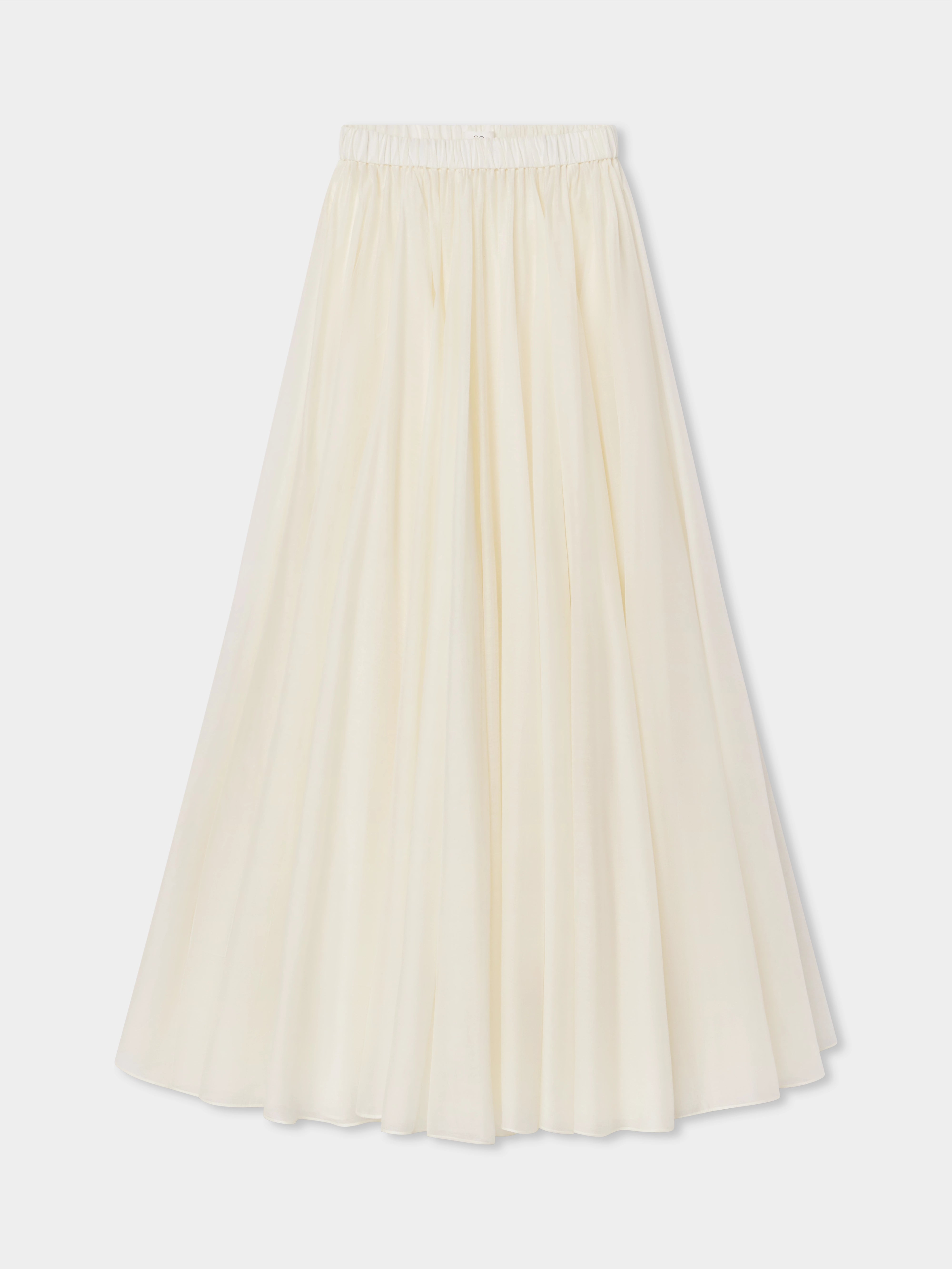 Crinoline Double Layer Skirt - Ivory