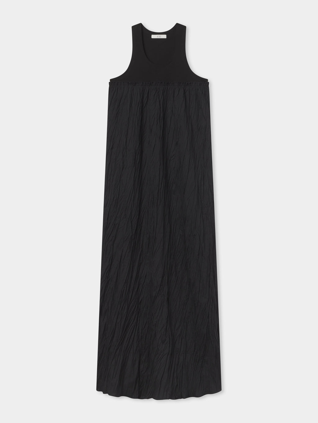 Plissé Tank Dress - Black - CO