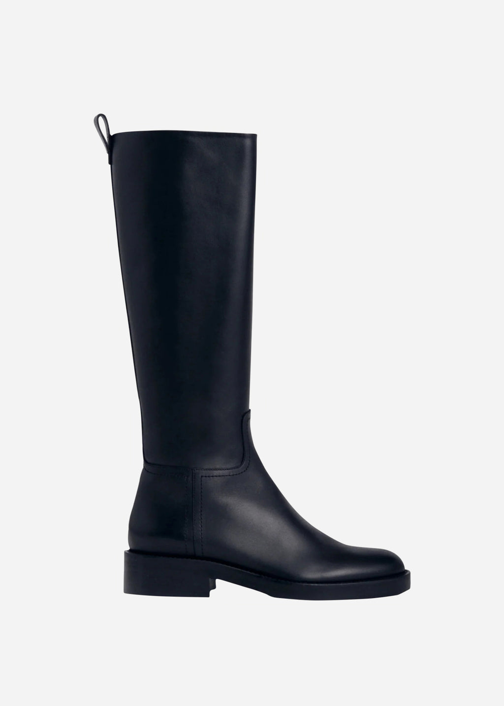 Leather Riding Boot - Black - CO