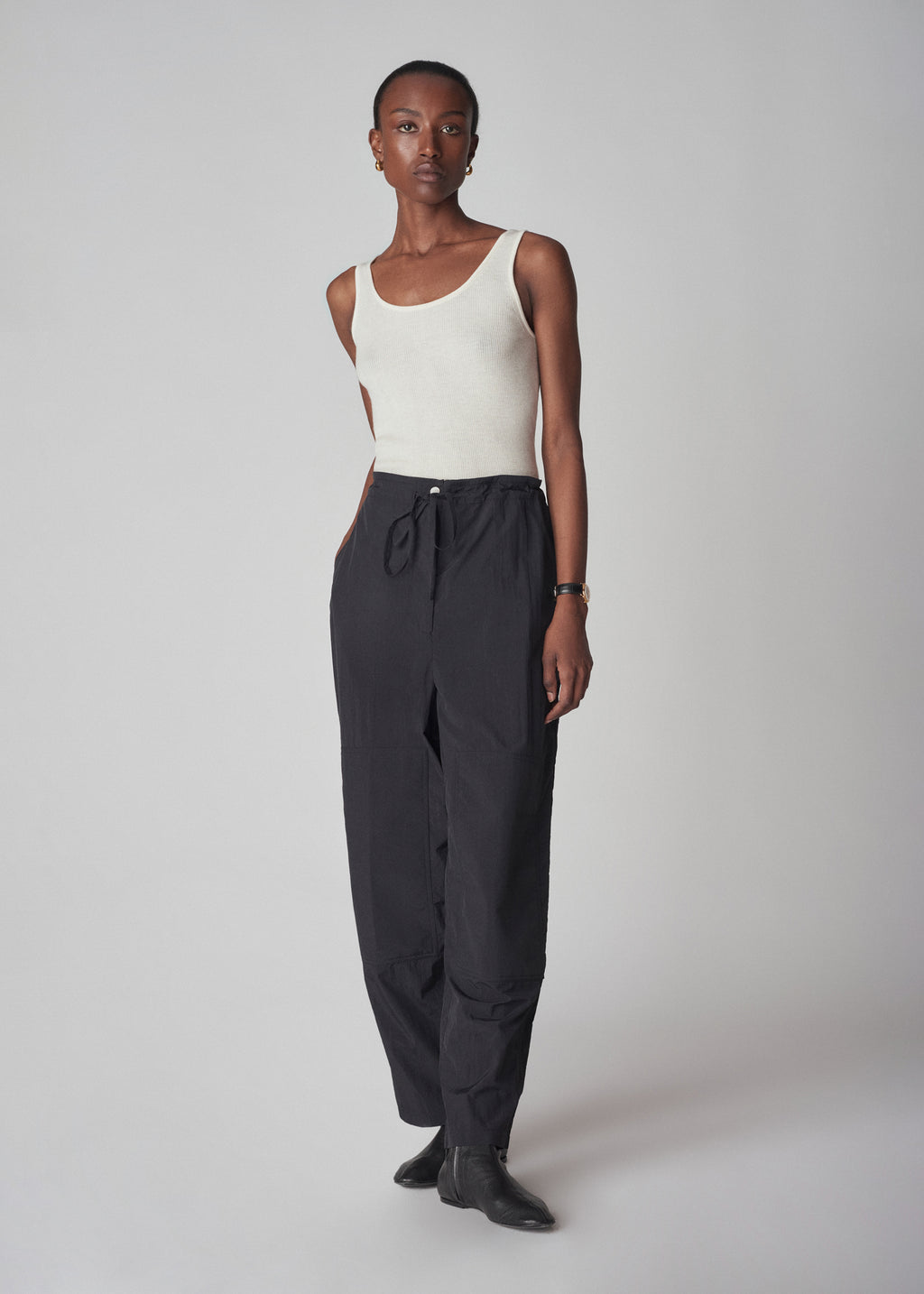 Drawstring Jogger Pant in Nylon - CO