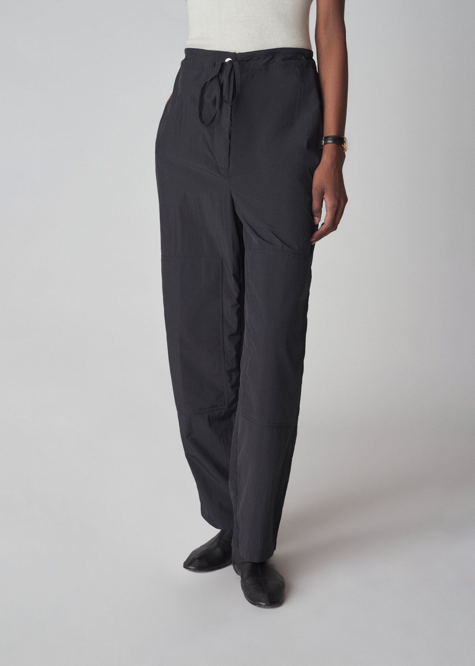 Drawstring Jogger Pant in Nylon