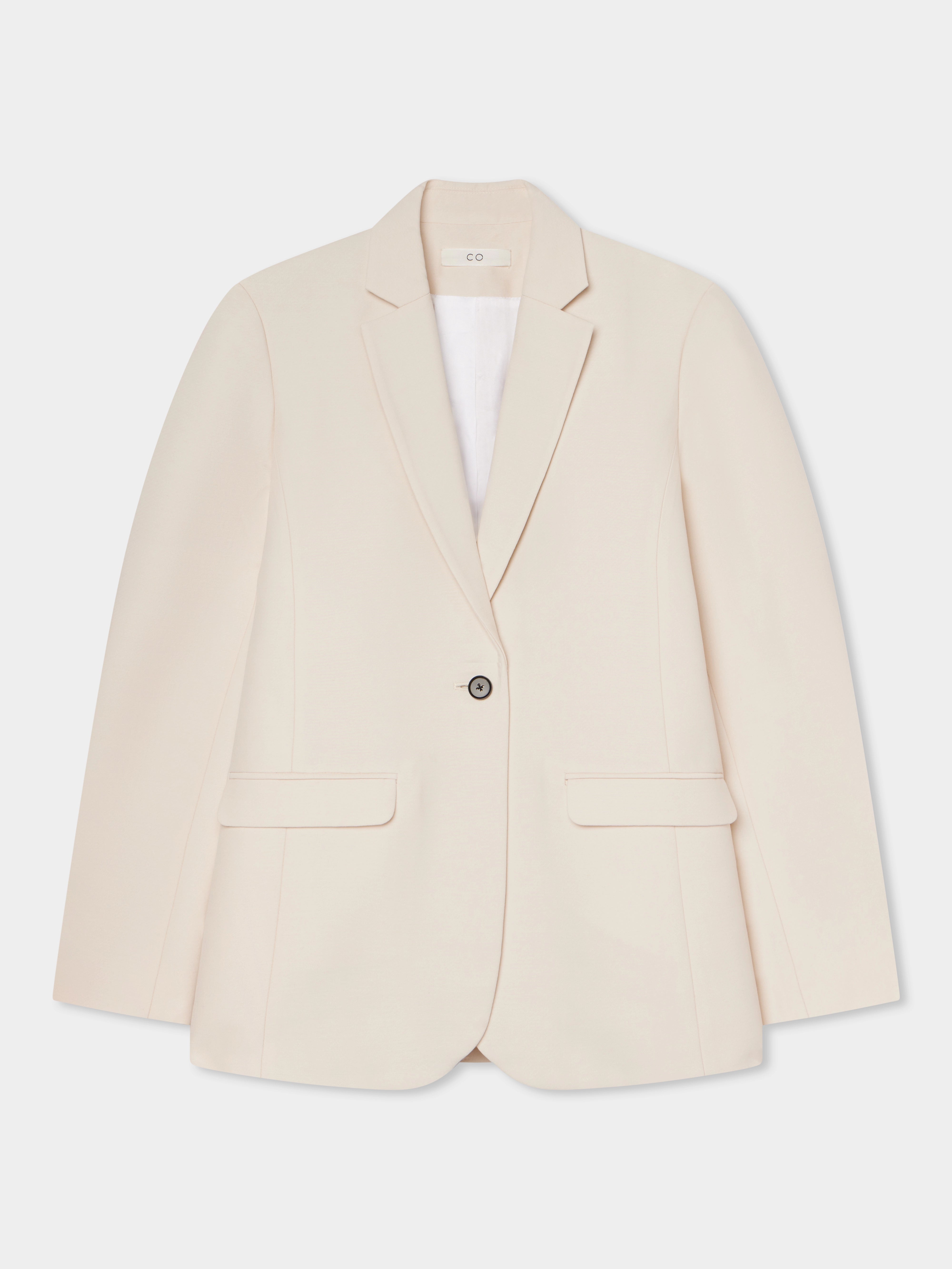 Boxy Blazer in Faille - Pink