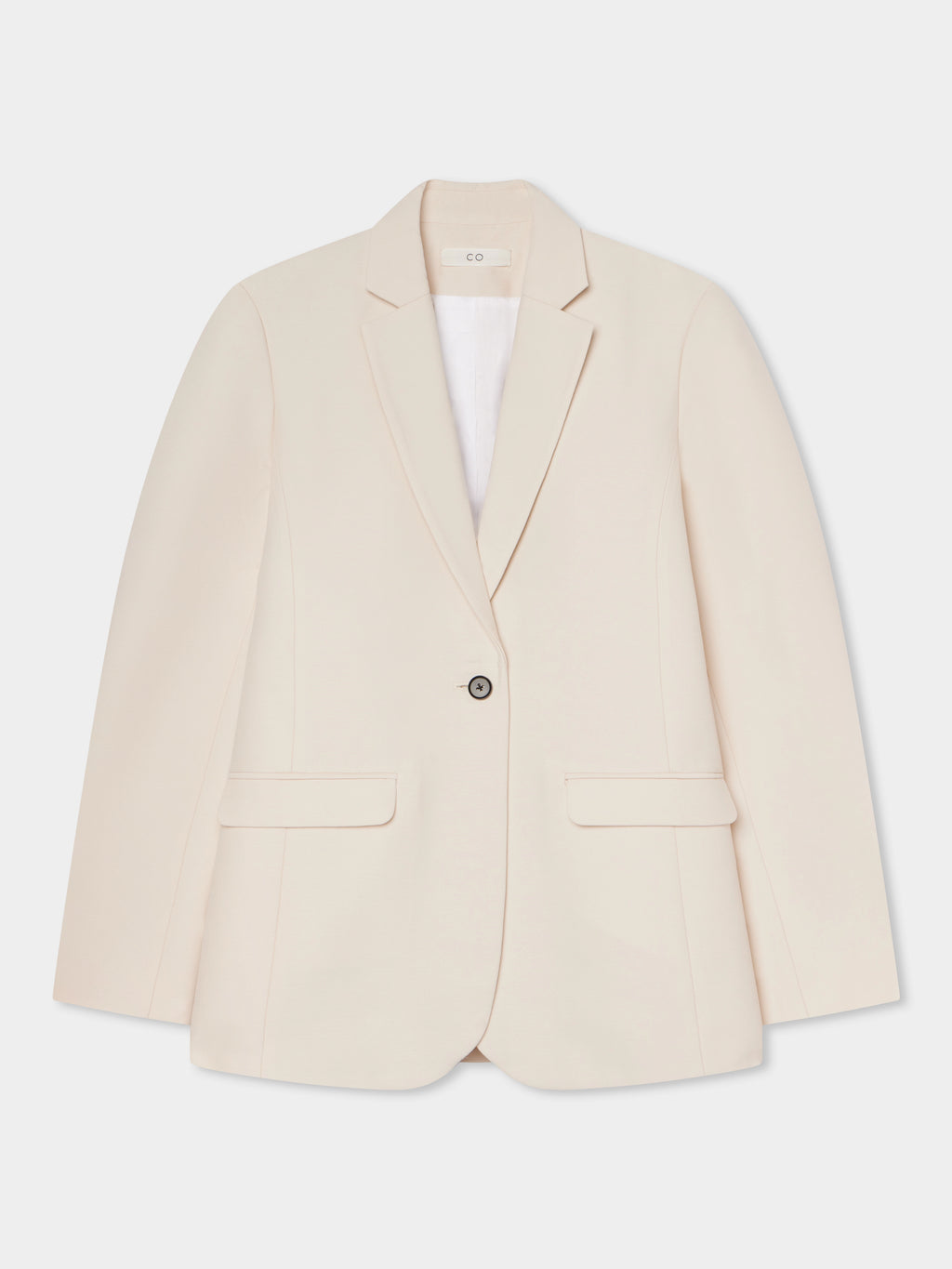 Boxy Blazer in Faille - Pink - CO