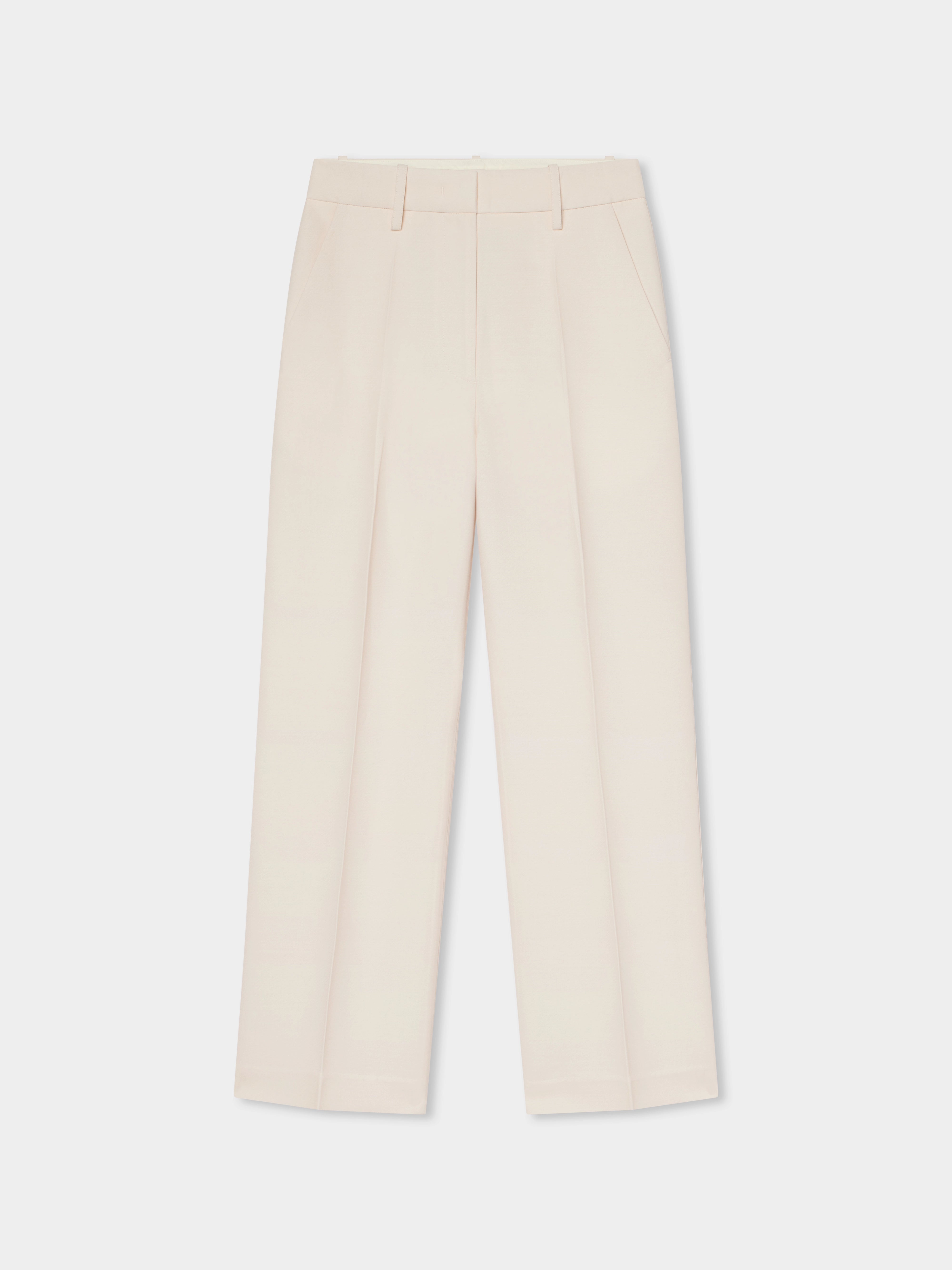 Cropped Flared Pant - Pale Pink