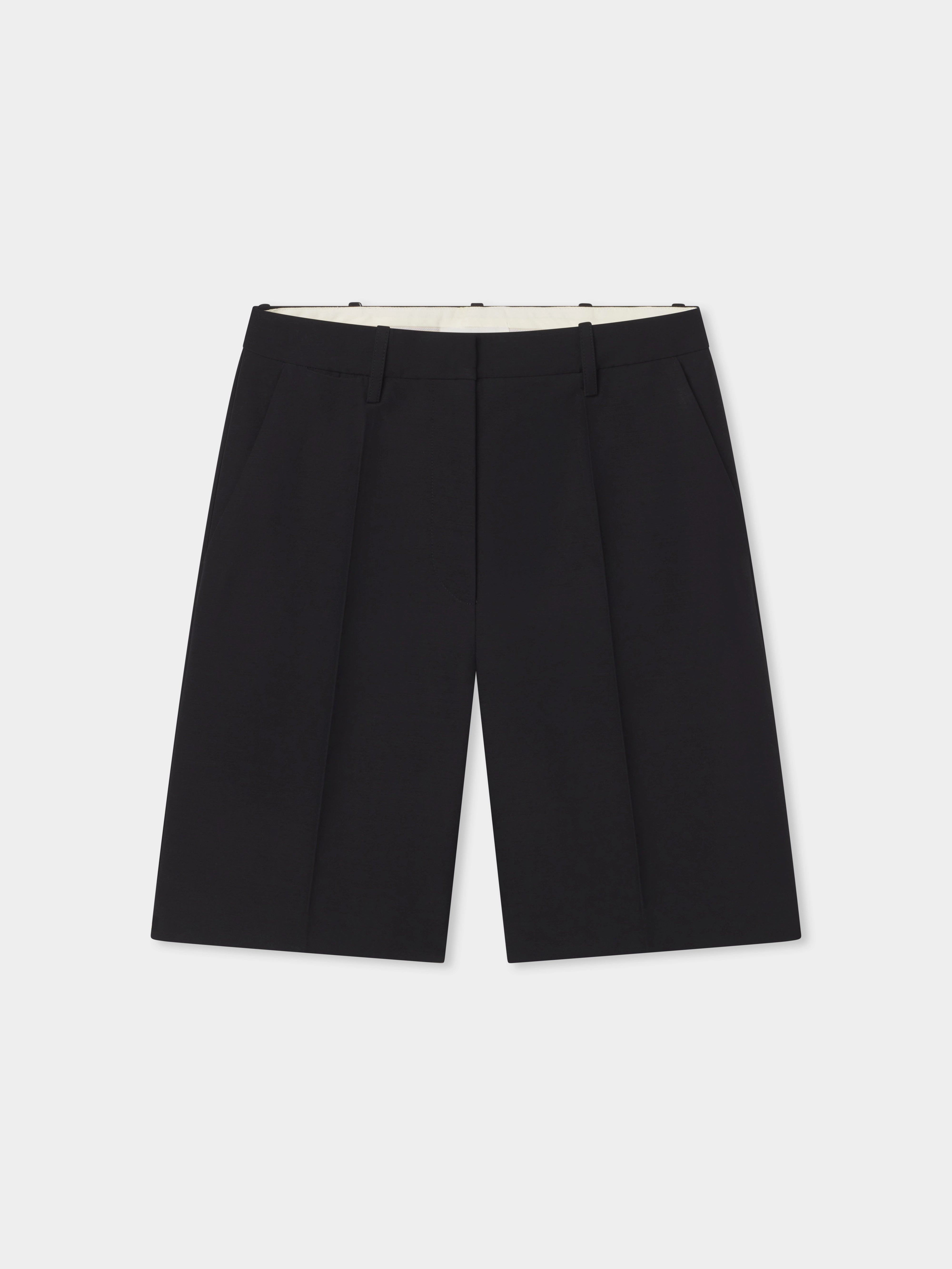 Tailored Bermuda Shorts - Black