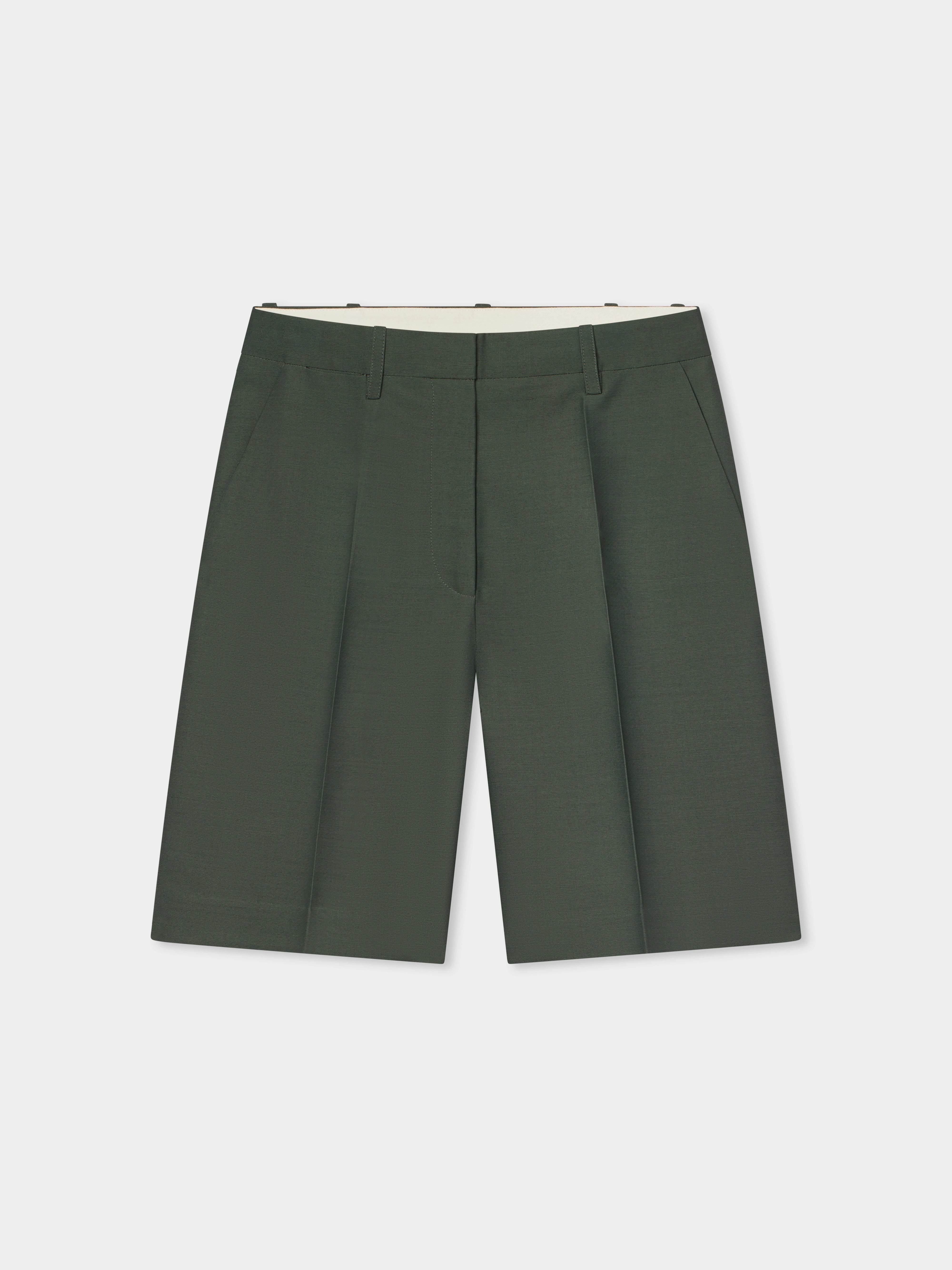 Tailored Bermuda Shorts - Pistachio