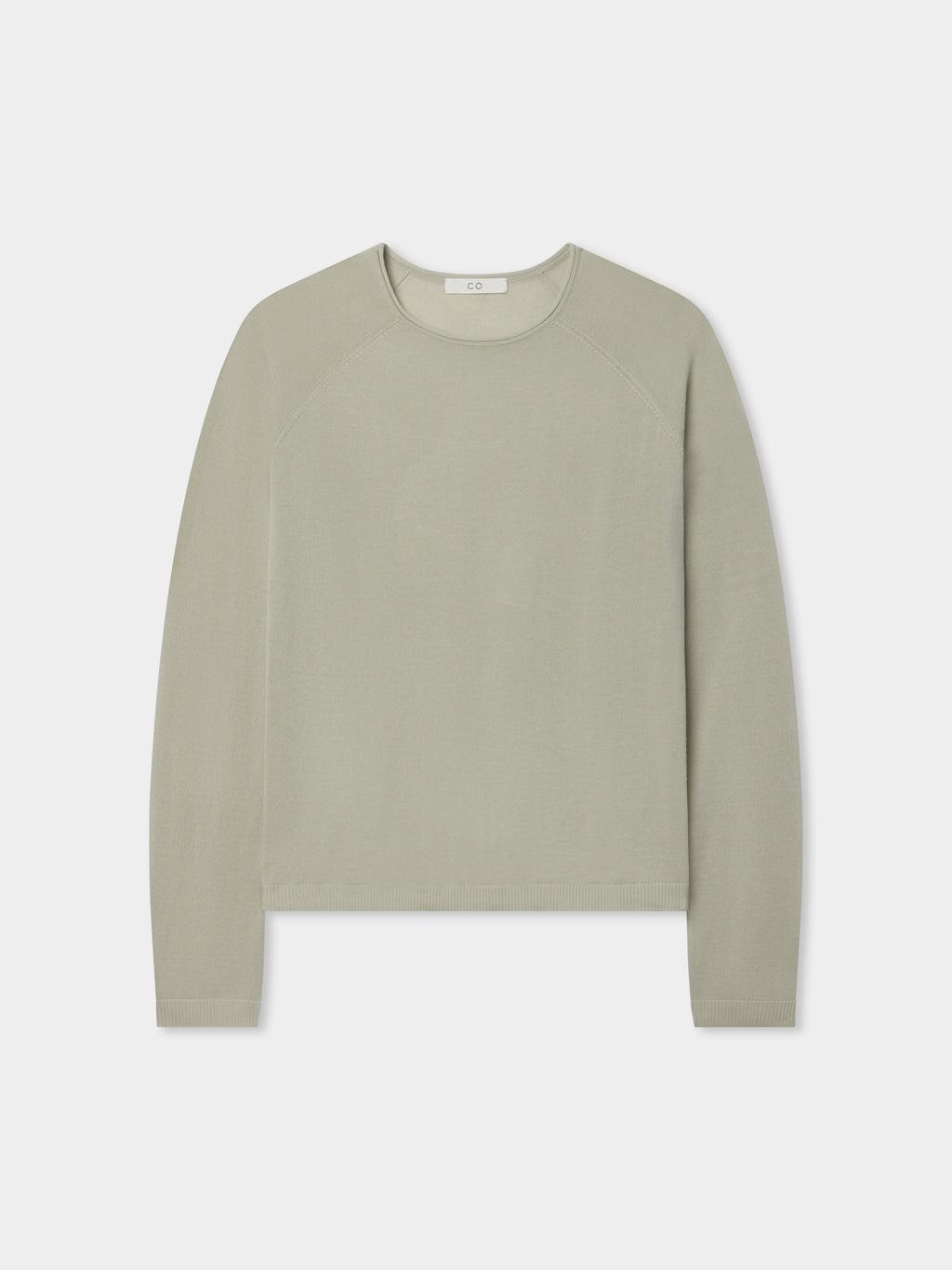 Raglan Sweater in Fine Cashmere - Alfalfa - CO