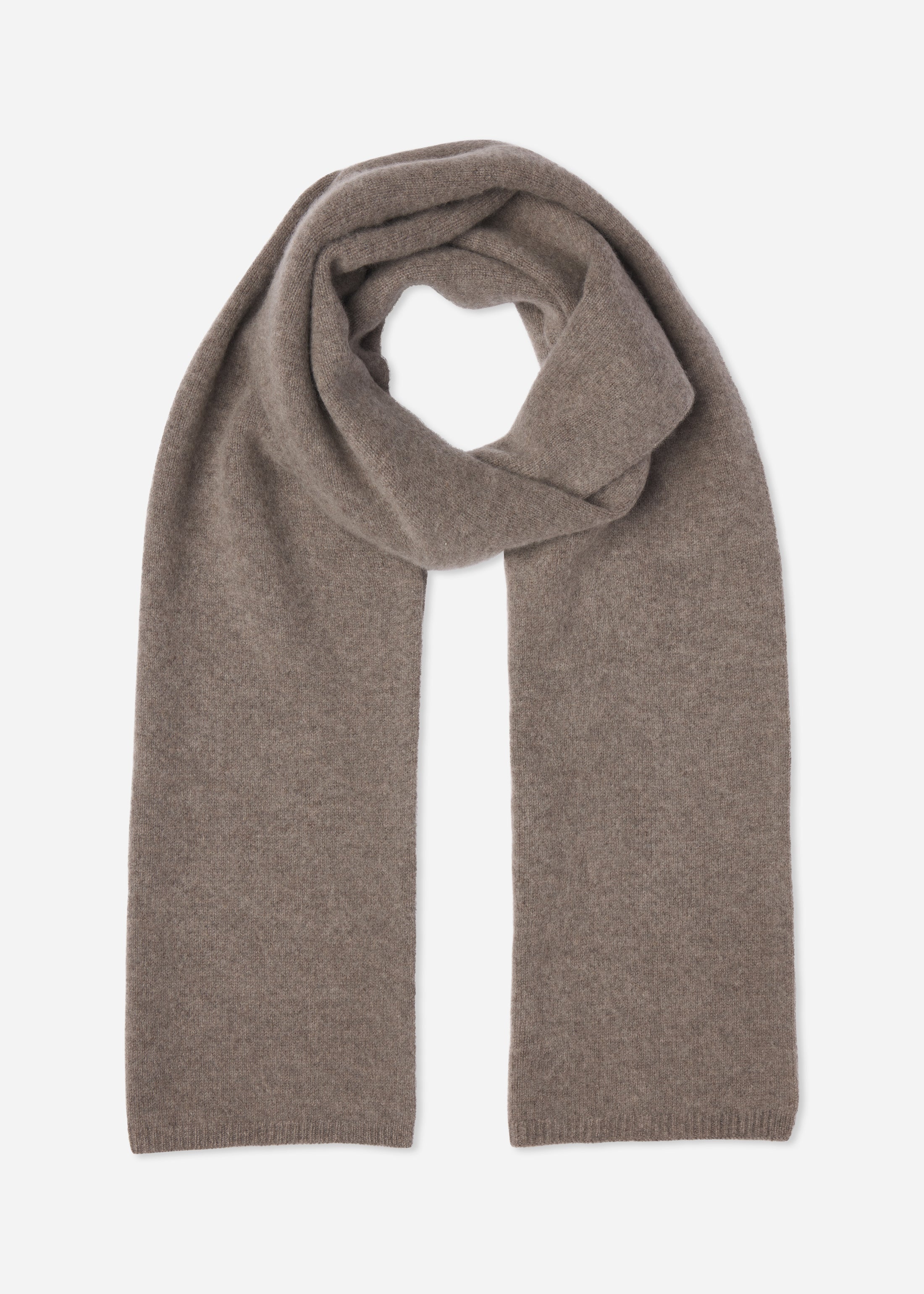 Scarf in Cashmere - Grey Melange