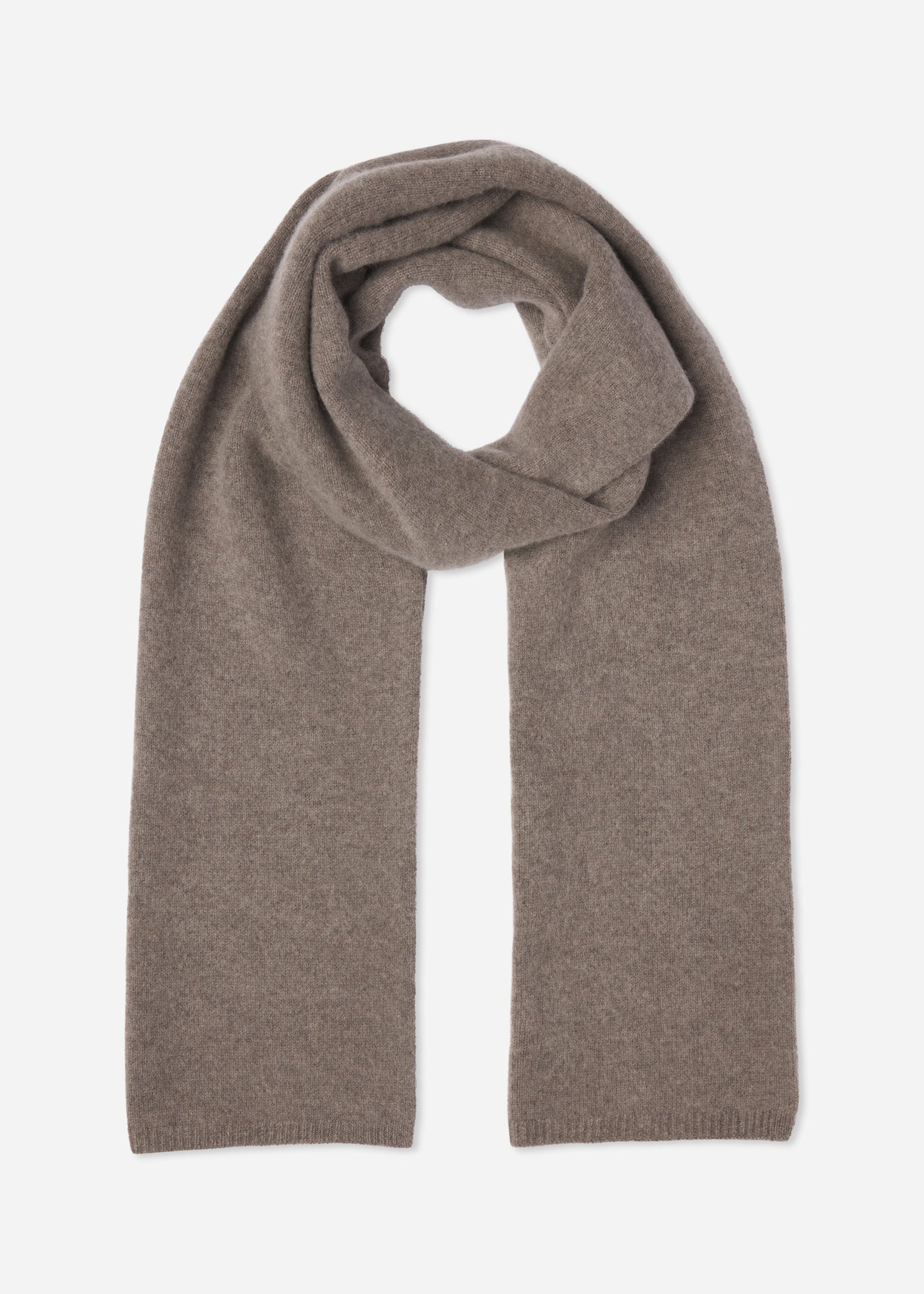 Scarf in Cashmere - Grey Melange - CO