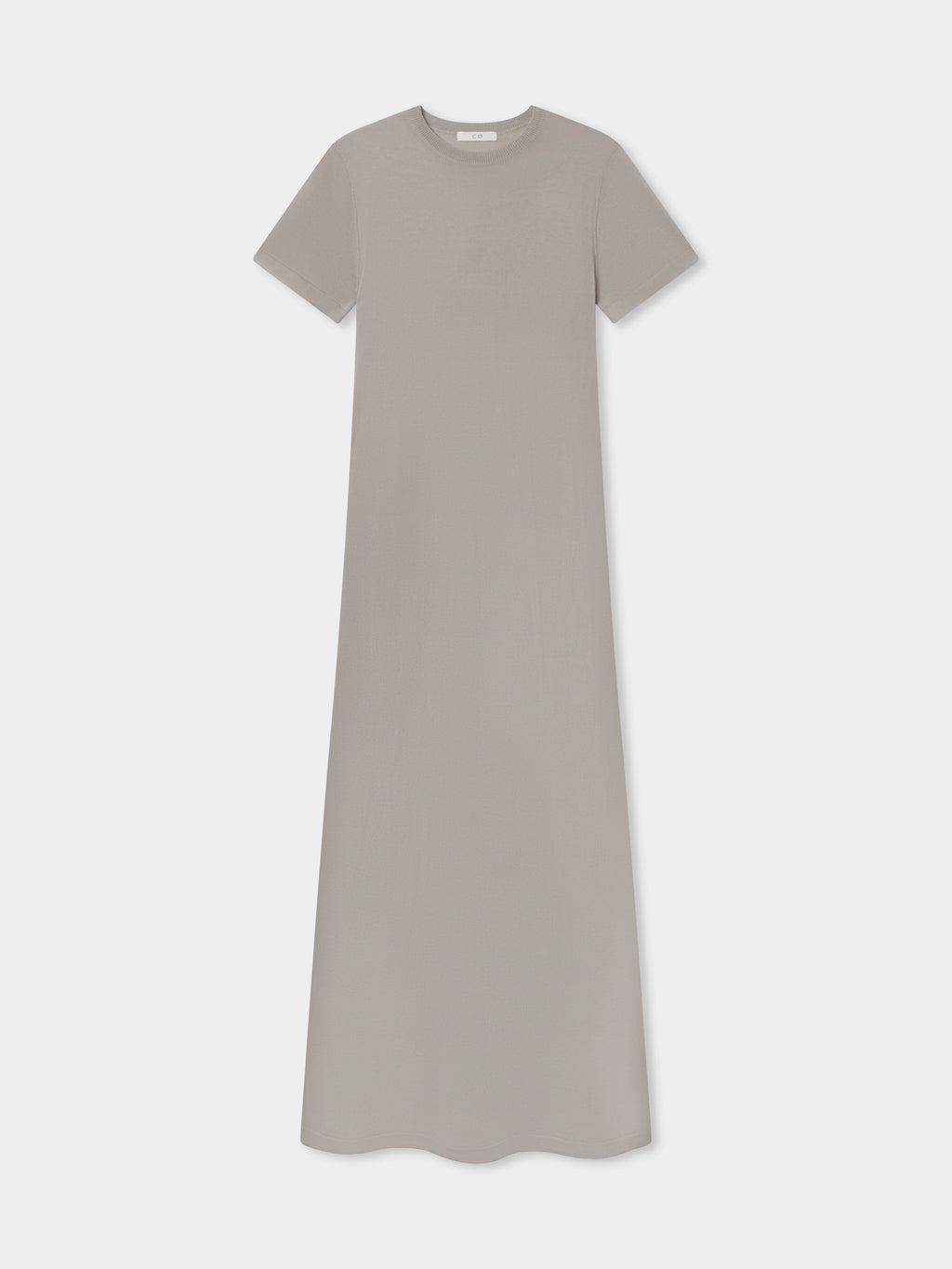 T-Shirt Dress  in Fine Cashmere - Stone - CO