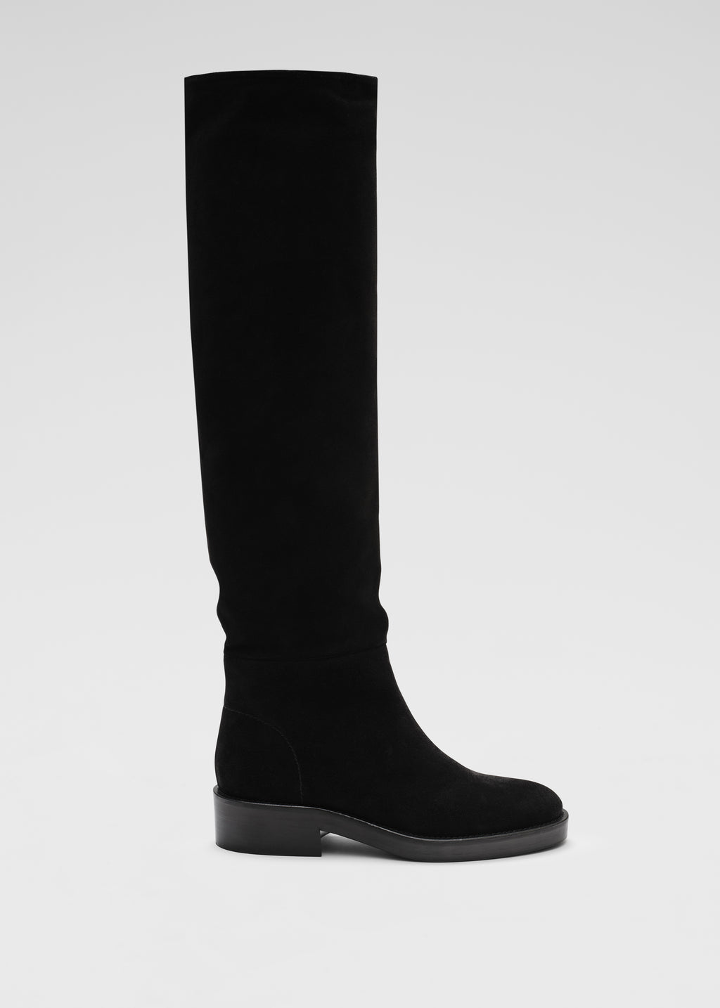 Slouch Boot in Suede  -Black - CO